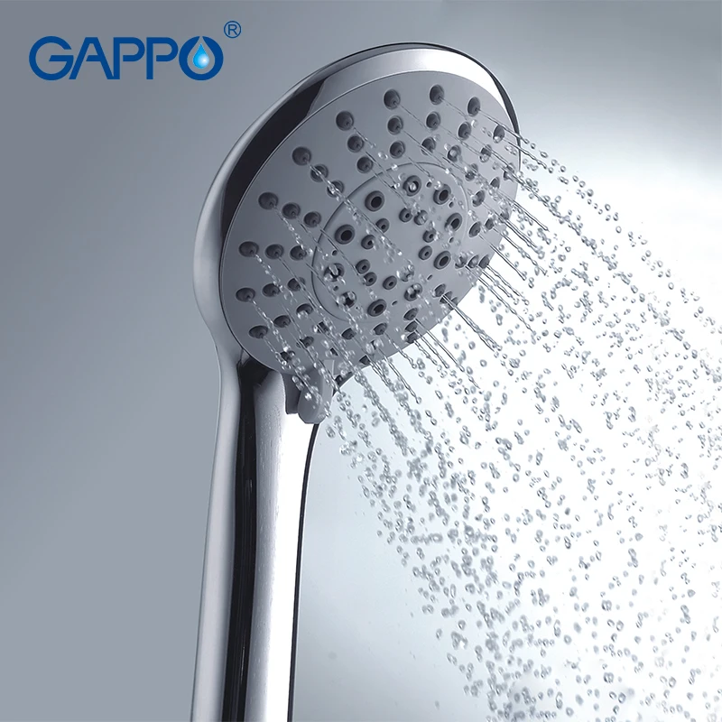 Gappo Bathroom hand shower bath shower 5 Ways SPA Round hand shower heads ABS in chrome Plated water save shower head G16
Gappo Bathroom hand shower bath shower 5 Ways SPA Round hand shower heads ABS in chrome Plated water save shower head G16