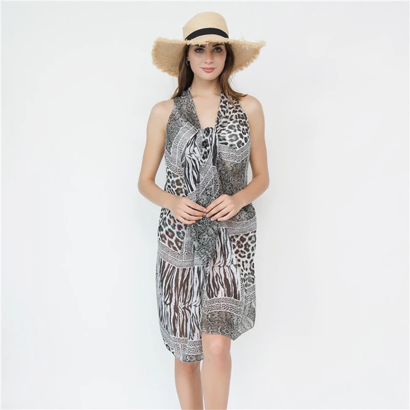 2019 Summer new product Large size Sunscreen shawl womens Sexy Womens Cover-ups Multifunction Bikini Leopard print Dress
2019 Summer new product Large size Sunscreen shawl womens Sexy Womens Cover-ups Multifunction Bikini Leopard print Dress
