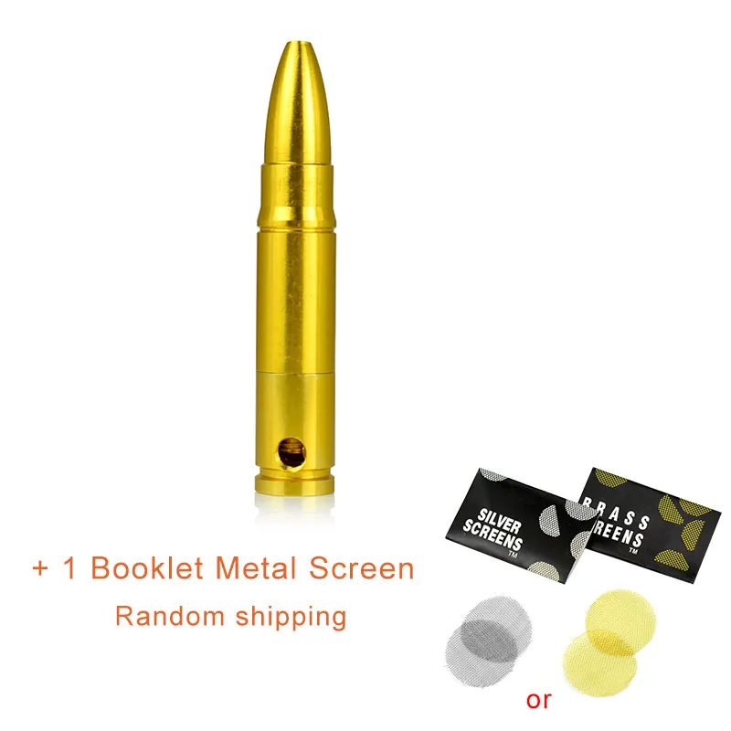 Mini Bullet Style Smoking Pipe / Metal Pipe Portable Smoke Tube - with a Metal Screen as Free Gift
Mini Bullet Style Smoking Pipe / Metal Pipe Portable Smoke Tube - with a Metal Screen as Free Gift