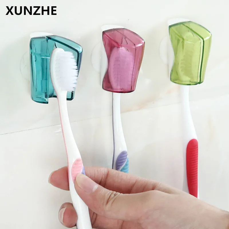 XUNZHE 3PC Simple Creative Bathroom Sucked Type Toothbrush Holder Plastic Transparency Toothbrush Dust Box Toothvrush Covers
XUNZHE 3PC Simple Creative Bathroom Sucked Type Toothbrush Holder Plastic Transparency Toothbrush Dust Box Toothvrush Covers