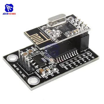 MCU STC15F204 Wireless Development Board NRF24L01 Socket Module with NRF24L01 8 Pin Wireless Serial Interface Module for Arduino
MCU STC15F204 Wireless Development Board NRF24L01 Socket Module with NRF24L01 8 Pin Wireless Serial Interface Module for Arduino