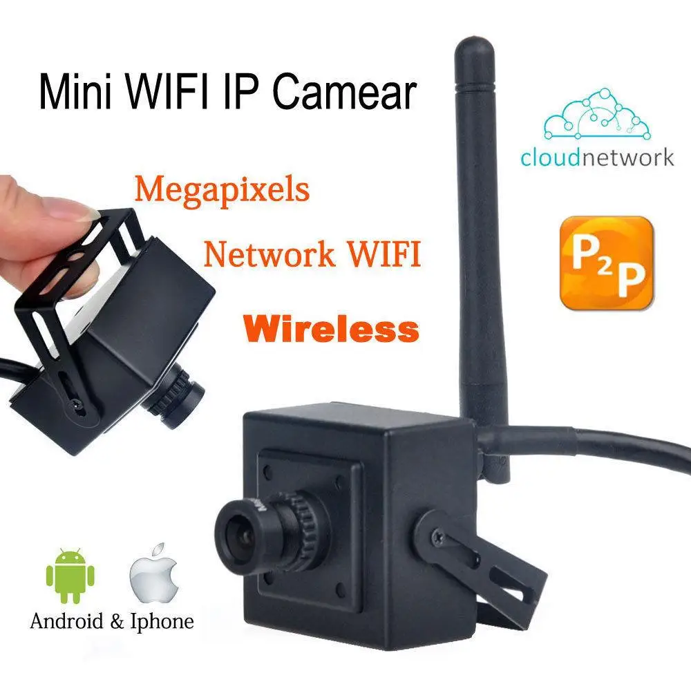 Anbvision 2017 Mini Portable Wireless WiFi 720p Net P2P IP CCTV HD Camera Security Onvif RTSP 3.6mm Indoor monitor | Безопасность и