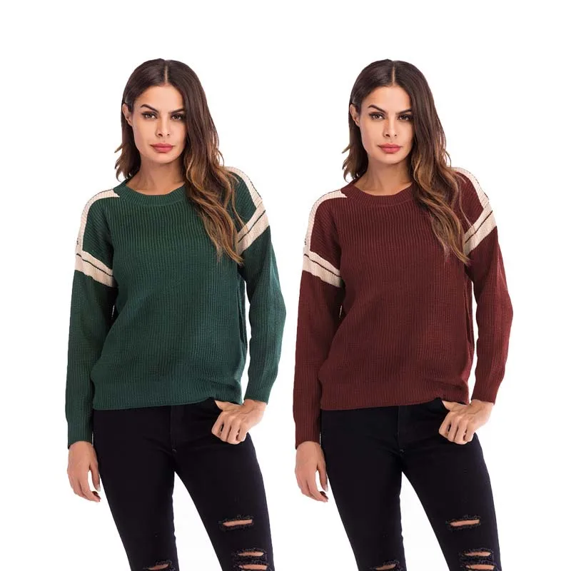 Autumn Sprited Warm Pullovers Women Round Neck Green Casual Loose Tops Knitted Red Long Sleeve Basic Sweater Ladies Tops
Autumn Sprited Warm Pullovers Women Round Neck Green Casual Loose Tops Knitted Red Long Sleeve Basic Sweater Ladies Tops