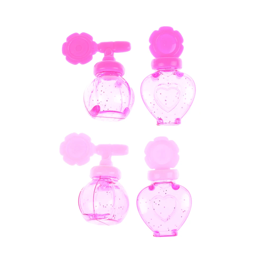 Фото Girls Cosmetics Toys Perfume Makeup Water Bottles Brushes Eye Shadow Box Shopping Cart Set For Dolls 1Set | Игрушки и хобби