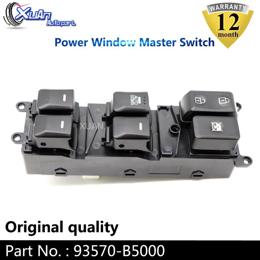 XUAN Power Window Lifter Master Control Switch 93570-B5000 For Kia FORTE Cerato K3 2014 2015 2016 2017 2018
XUAN Power Window Lifter Master Control Switch 93570-B5000 For Kia FORTE Cerato K3 2014 2015 2016 2017 2018
