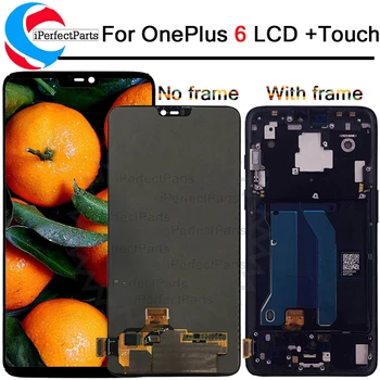 6.28" AMOLED For Oneplus 6 LCD Display Touch Screen Digitizer with Frame Panel Assembly Replacement For oneplus 6 LCD
6.28" AMOLED For Oneplus 6 LCD Display Touch Screen Digitizer with Frame Panel Assembly Replacement For oneplus 6 LCD
