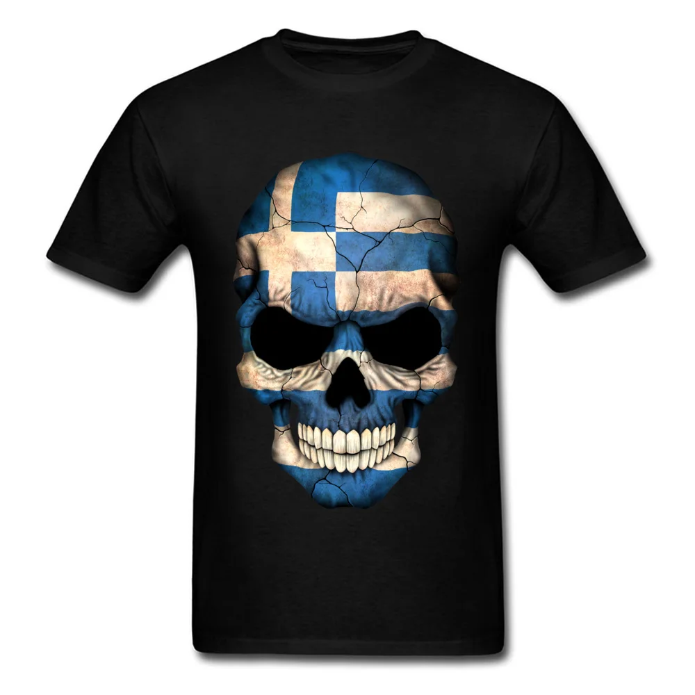 Greek Flag Skull_black