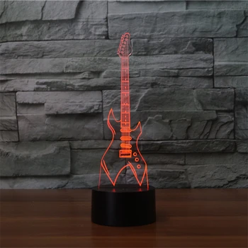 New Arrival 3D LED Flash Night Light Super Cool Electric Guitar Model Colorful USB Cable Power Lamp Christmas Gift Home Decor
New Arrival 3D LED Flash Night Light Super Cool Electric Guitar Model Colorful USB Cable Power Lamp Christmas Gift Home Decor