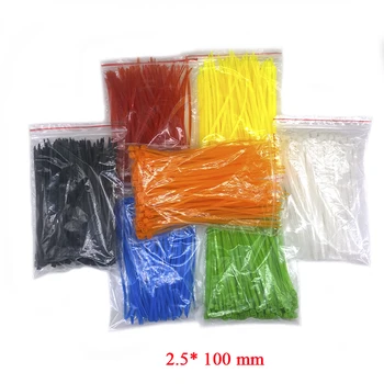9 color 3*100MM 100 / bag width 2.5 MM strong plastic cable ties with self-locking nylon cable ties International standards
9 color 3*100MM 100 / bag width 2.5 MM strong plastic cable ties with self-locking nylon cable ties International standards