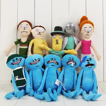 1pcs 25-30cm Rick and Morty Stuffed Plush Doll Happy Sad Foamy Caddy Meeseeks Jerry Summer Mr. Poopybutthole plush toys for kids
1pcs 25-30cm Rick and Morty Stuffed Plush Doll Happy Sad Foamy Caddy Meeseeks Jerry Summer Mr. Poopybutthole plush toys for kids