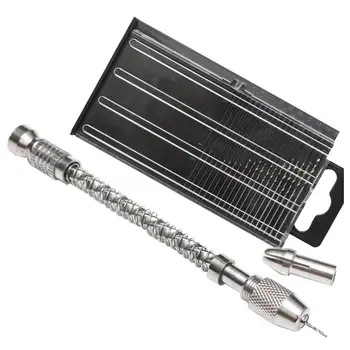 THGS 21pcs Pin Vise Hand Spiral Drill Mini Micro-Drill Bits Set Index Semi-automatic
THGS 21pcs Pin Vise Hand Spiral Drill Mini Micro-Drill Bits Set Index Semi-automatic