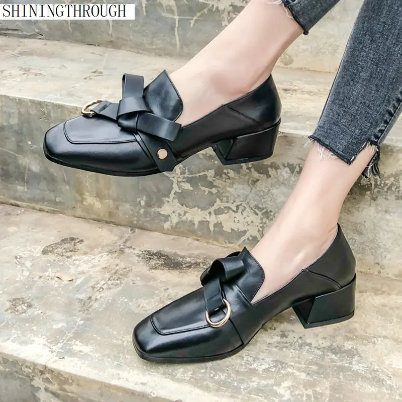 Genuine leather Office Lady Spring woman pumps 33-43 large size punk Style 4.5cm med heels Shallow women shoes
Genuine leather Office Lady Spring woman pumps 33-43 large size punk Style 4.5cm med heels Shallow women shoes