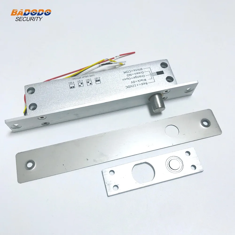 DC 12V 5 lines low temperature Electric bolt lock fail safe or fail secure time delay electric door lock for home access control
DC 12V 5 lines low temperature Electric bolt lock fail safe or fail secure time delay electric door lock for home access control