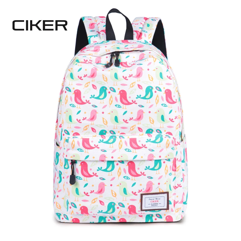 CIKER New women canvas backpack mochila escolar student shoulder bag cute birds printing backpacks for teenage girls school bags
CIKER New women canvas backpack mochila escolar student shoulder bag cute birds printing backpacks for teenage girls school bags