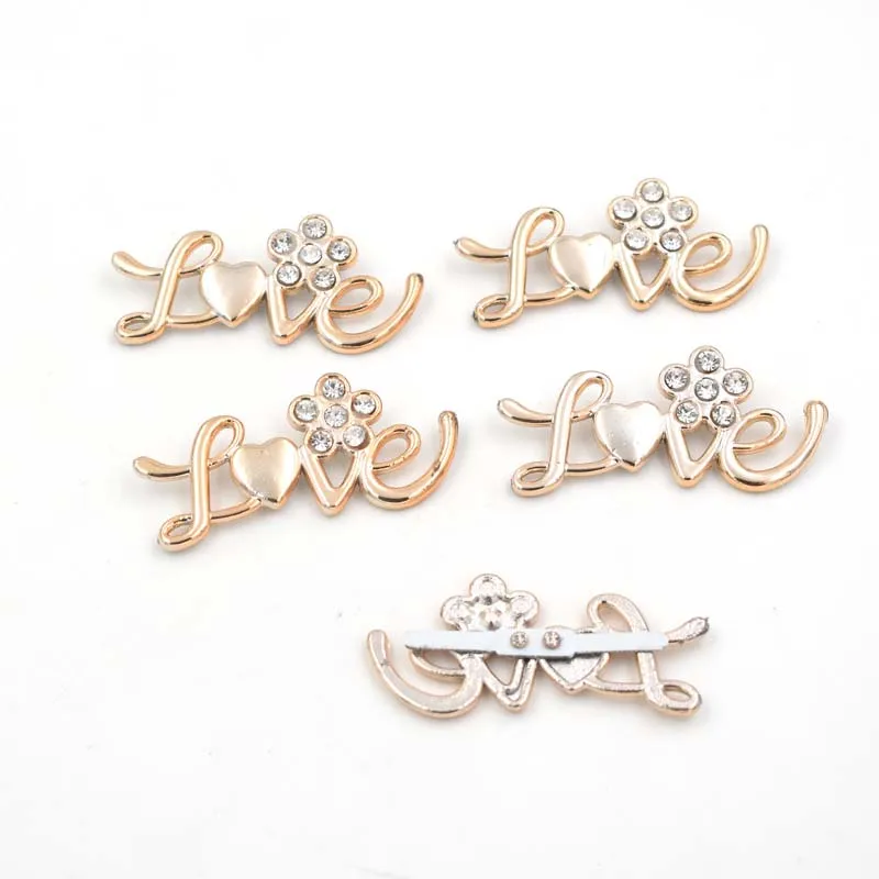 52/19mm,15pc love flower cz metal leg gold no fade ribbon buckles bow acessories Invitation Ribbon Slider Headband Hair Clip DIY
52/19mm,15pc love flower cz metal leg gold no fade ribbon buckles bow acessories Invitation Ribbon Slider Headband Hair Clip DIY