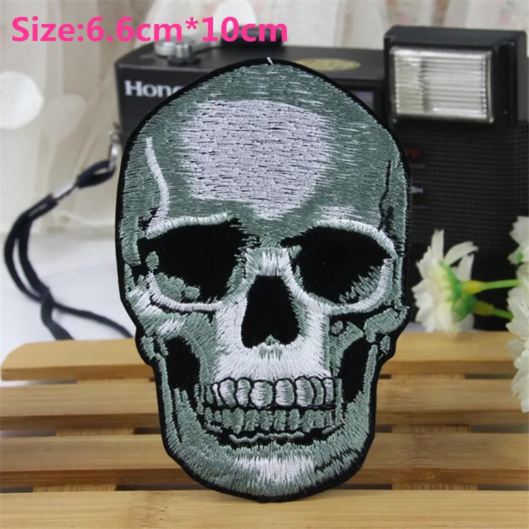 5pcs Skulls Skeleton psychedelic Embroidered Iron/Sew On Patches For Clothing Goth Punk Rockabilly Applique Badge
5pcs Skulls Skeleton psychedelic Embroidered Iron/Sew On Patches For Clothing Goth Punk Rockabilly Applique Badge