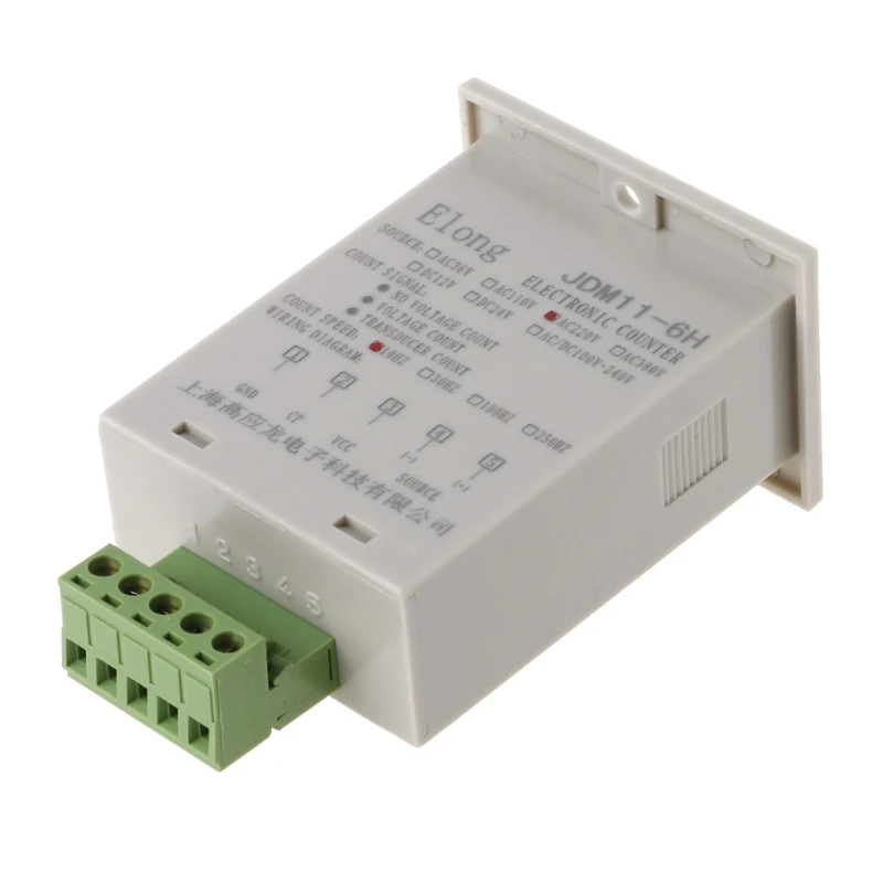 AIMOMETER 6-Digits Display Electronic Counter JDM11-6H 0-999999 Counting power off memory
AIMOMETER 6-Digits Display Electronic Counter JDM11-6H 0-999999 Counting power off memory