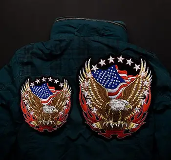 Embroidery America Flag Patch Fabric Iron On Eagle Tactical Emblem Clothes DIY Decoration 2pcs
Embroidery America Flag Patch Fabric Iron On Eagle Tactical Emblem Clothes DIY Decoration 2pcs