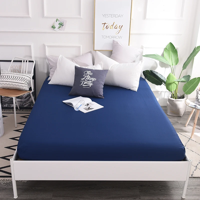 Hiding Color Solid Color Sheets Fitted Bed Sheet Elastic Mattress Cover Bed Linen Bedspread 1Pcs Cotton Single 200X220+30CM Size
Hiding Color Solid Color Sheets Fitted Bed Sheet Elastic Mattress Cover Bed Linen Bedspread 1Pcs Cotton Single 200X220+30CM Size