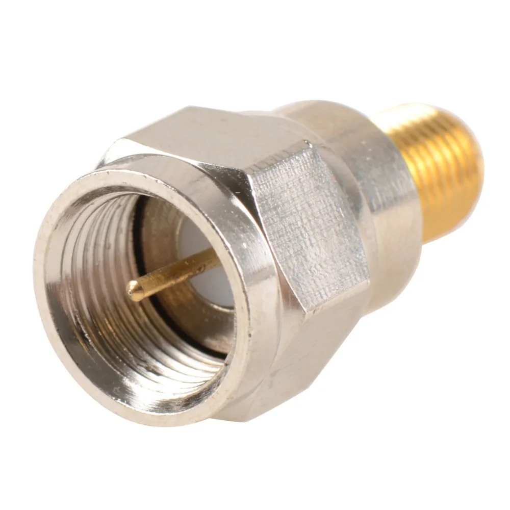 New 1 PCS Adapter F TV Plug Male Nickel Plating To SMA Female Jack Gold Plating RF Connector Antenna Auto Radio VC718 P10
New 1 PCS Adapter F TV Plug Male Nickel Plating To SMA Female Jack Gold Plating RF Connector Antenna Auto Radio VC718 P10