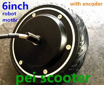 6 inch robot dc hub wheel motor brushless non-gear dual axles motor with tire and encoder inside phub-206
6 inch robot dc hub wheel motor brushless non-gear dual axles motor with tire and encoder inside phub-206