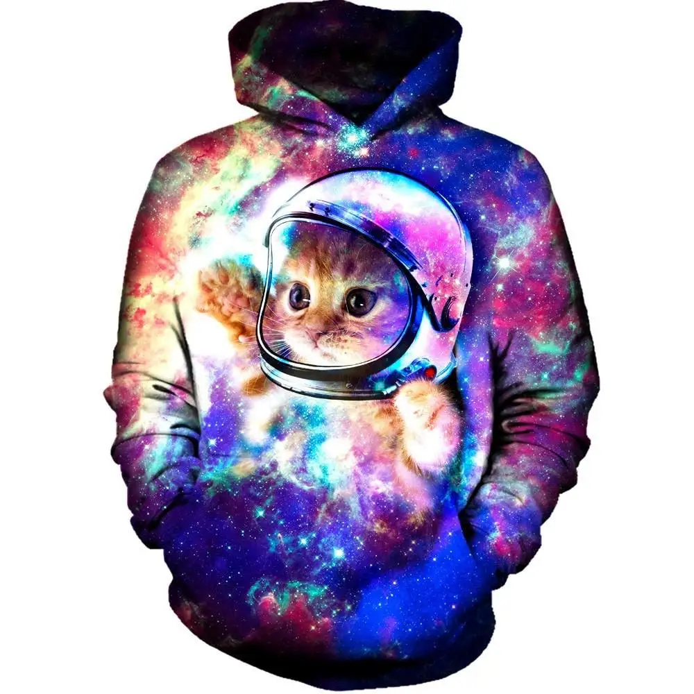 2019 Abstract 3D Print Autumn Winter Hiphop hoodies colors Shirts Fashion hoodied universe Starry sky Cute Lovely Cat hoodies
2019 Abstract 3D Print Autumn Winter Hiphop hoodies colors Shirts Fashion hoodied universe Starry sky Cute Lovely Cat hoodies