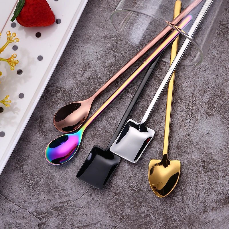Asipartan Creative New Sharp Square Round Shaped Milk Tea Coffee Stirring Scoop Stainless Steel Coffee Spoon Dessert Spoon Cafe
Asipartan Creative New Sharp Square Round Shaped Milk Tea Coffee Stirring Scoop Stainless Steel Coffee Spoon Dessert Spoon Cafe
