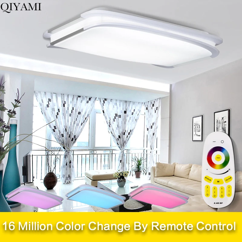 Modern Led Ceiling Lights Living Room 2.4G Remote Group Controlled Dimmable Color Changing home Ceiling Lamp Luminaire Lighting
Modern Led Ceiling Lights Living Room 2.4G Remote Group Controlled Dimmable Color Changing home Ceiling Lamp Luminaire Lighting