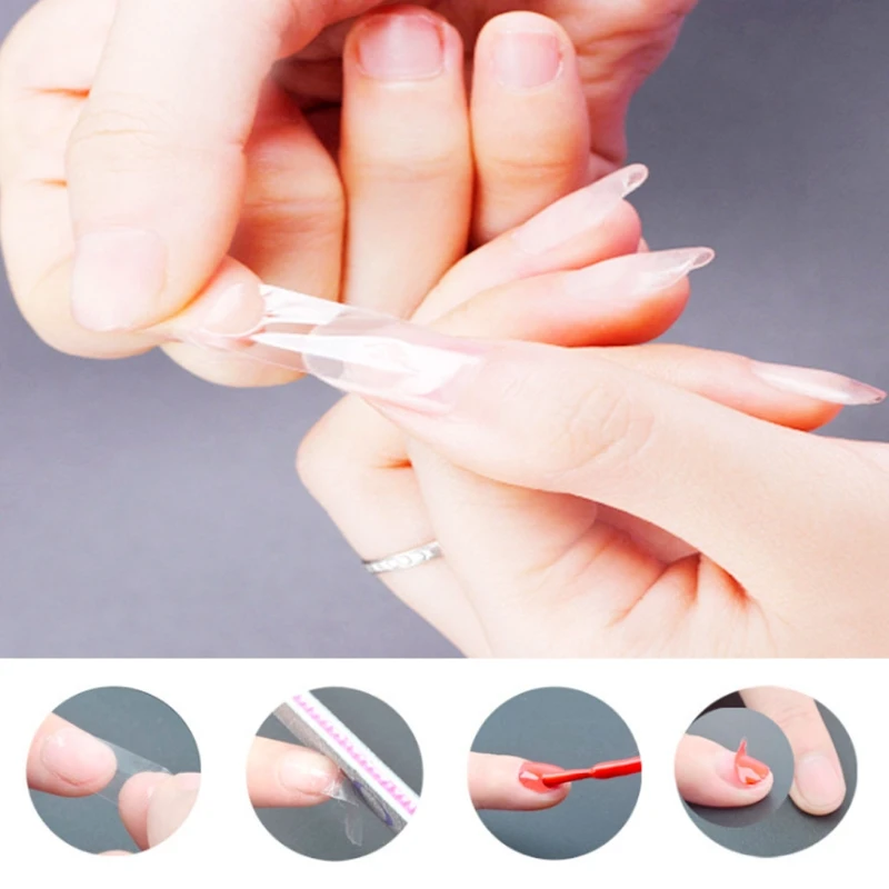 New 1Pcs/20Nails Transparent Protective Film Nail Polish Base Sticker Nail Art Tool Peel Off Sticker UV Gel Nail Polish Stickers
New 1Pcs/20Nails Transparent Protective Film Nail Polish Base Sticker Nail Art Tool Peel Off Sticker UV Gel Nail Polish Stickers