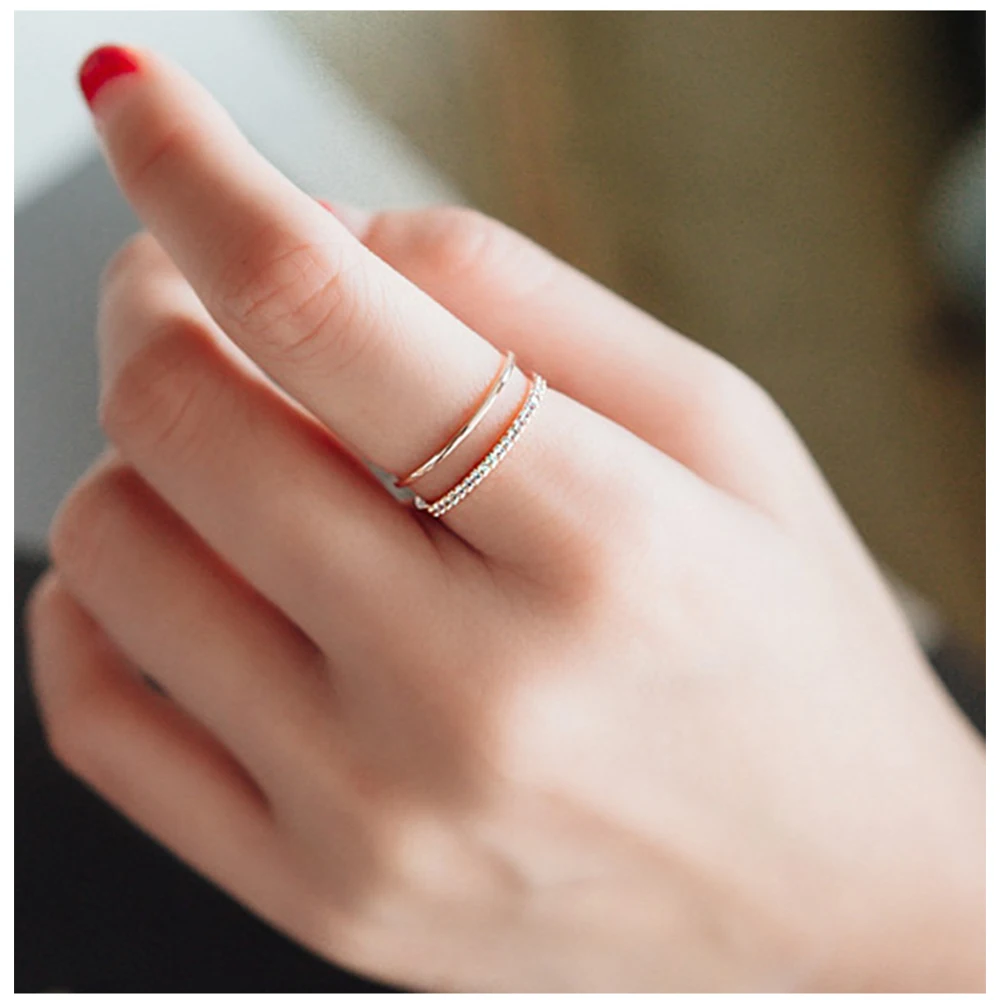2018 fashion New Arrival Alloy Gold Double Rings Simple Geometric Bague Dainty Rings Femme Jewelry For Women's Gift
2018 fashion New Arrival Alloy Gold Double Rings Simple Geometric Bague Dainty Rings Femme Jewelry For Women's Gift