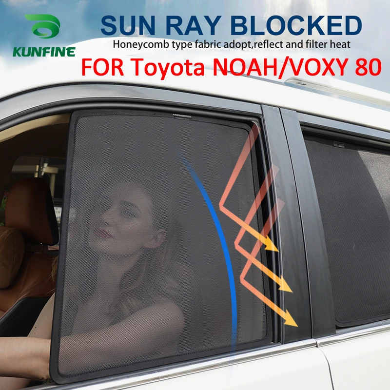 4PCS/Set Or 2PCS/Set Magnetic Car Side Window SunShades Mesh Shade Blind For Toyota NOAH/VOXY 80
4PCS/Set Or 2PCS/Set Magnetic Car Side Window SunShades Mesh Shade Blind For Toyota NOAH/VOXY 80