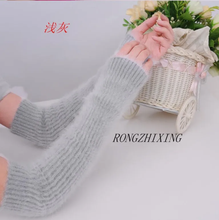 Hot Sales 2017 women's Mink cashmere knitted female gloves 40cm 50cm 60 cm long arm Mittens High Quality Free Shipping
Hot Sales 2017 women's Mink cashmere knitted female gloves 40cm 50cm 60 cm long arm Mittens High Quality Free Shipping
