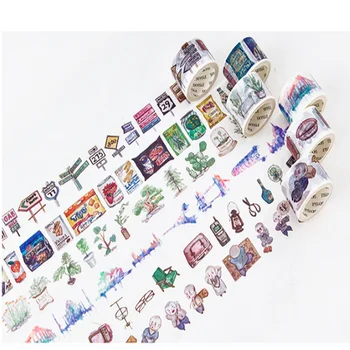 1 Pcs 3-4cm*7m Creative Watercolor City Washi Tape DIY Decorative Scrapbooking Planner Masking Tape Adhesive Tape
1 Pcs 3-4cm*7m Creative Watercolor City Washi Tape DIY Decorative Scrapbooking Planner Masking Tape Adhesive Tape