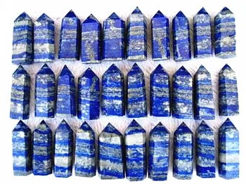 30pcs Natural blue lapis lazuli crystal point wand tower single end crystal obelisk healing wedding gift. Home decor
30pcs Natural blue lapis lazuli crystal point wand tower single end crystal obelisk healing wedding gift. Home decor