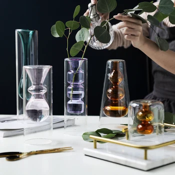 Nordic Creative Colorful Handcraft Glass Vase Tabletop Bottles For Flower Plant Terrarium Hydroponic Container Home Decoration
Nordic Creative Colorful Handcraft Glass Vase Tabletop Bottles For Flower Plant Terrarium Hydroponic Container Home Decoration