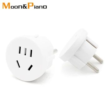 Round Pin Socket AU US To EU Plug USA Europe Travel Wall AC Power Plug Charger Outlet Adapter Converter Electronic Charging
Round Pin Socket AU US To EU Plug USA Europe Travel Wall AC Power Plug Charger Outlet Adapter Converter Electronic Charging