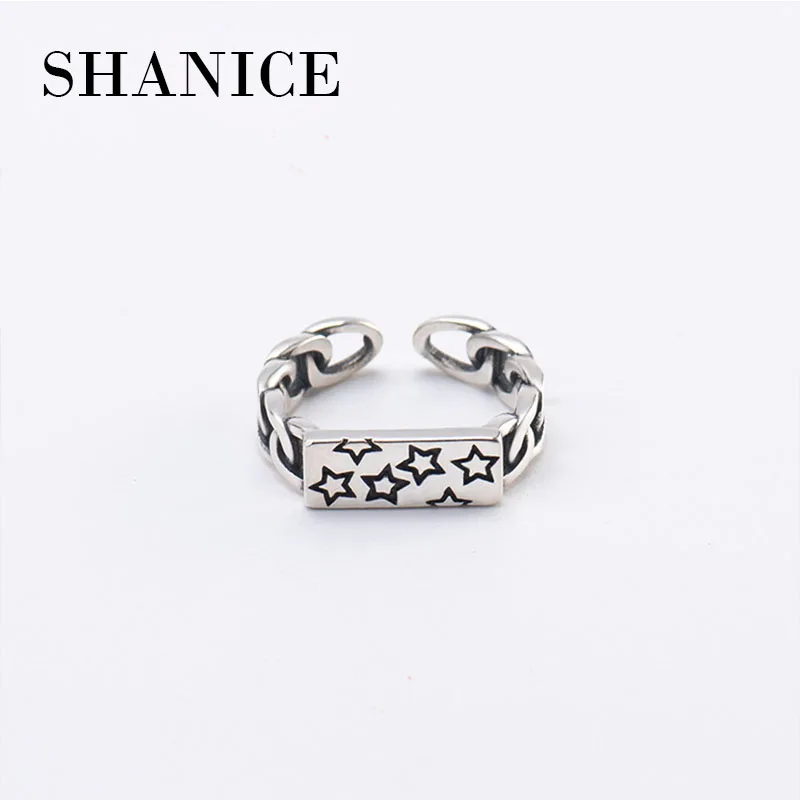 SHANICE 100% 925 Sterling Silver Open Rings Fashion weaving hollow star Vintage INS Twist Party Rings Punk Jewelry Gift for Girl
SHANICE 100% 925 Sterling Silver Open Rings Fashion weaving hollow star Vintage INS Twist Party Rings Punk Jewelry Gift for Girl