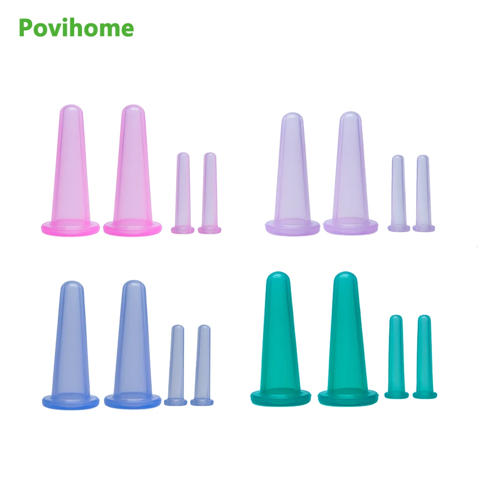 Povihome 4Pcs Health Care Premium Transparent Silicone Cupping Set Medical Vacuum Silicone Massage Cups Therapy Cellulite
Povihome 4Pcs Health Care Premium Transparent Silicone Cupping Set Medical Vacuum Silicone Massage Cups Therapy Cellulite