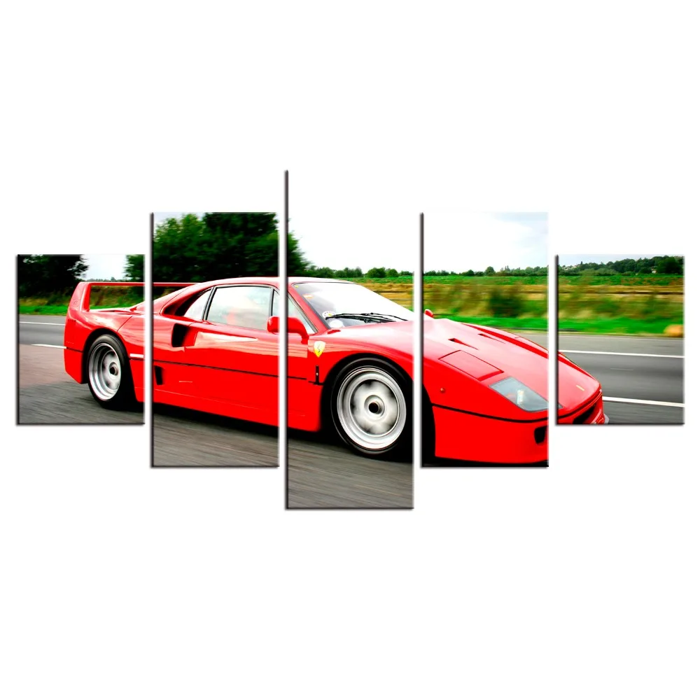 5 Pieces HD Painting Ferrari print canvas painting Photo painting Prints Wall Pictures for Living Room Picture
5 Pieces HD Painting Ferrari print canvas painting Photo painting Prints Wall Pictures for Living Room Picture