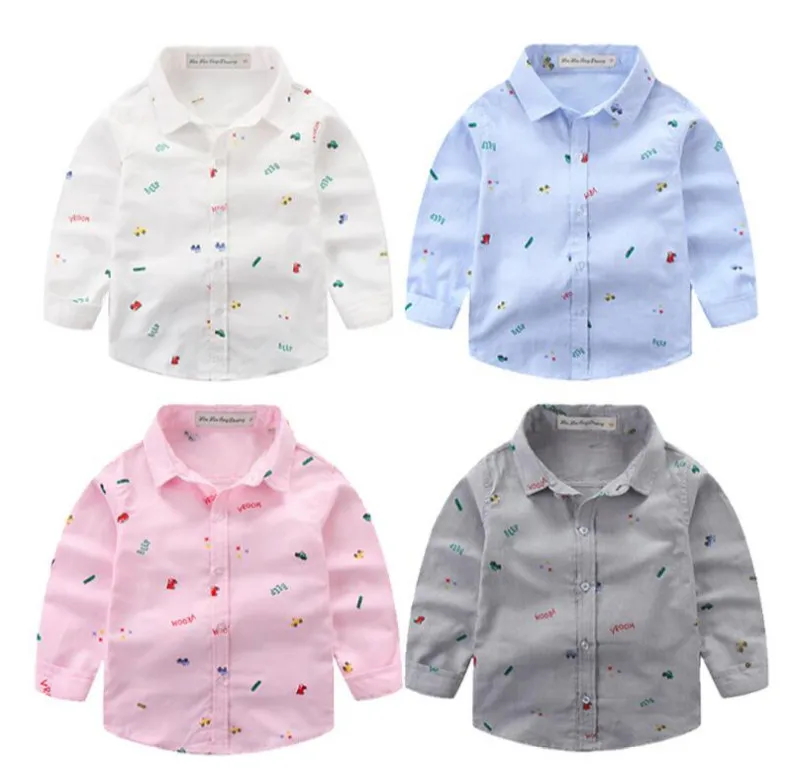 New Baby Boys Long Sleeve Shirt Kids Turn Down Collar Cotton Shirts Children Casual Clothes Girls Blouses Tops Camisa Menino
New Baby Boys Long Sleeve Shirt Kids Turn Down Collar Cotton Shirts Children Casual Clothes Girls Blouses Tops Camisa Menino