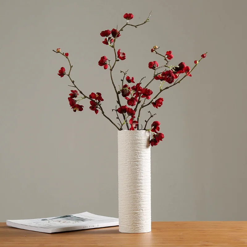 White Vase Ceramic Flower Vase Nordic Decoration Home Modern Minimalist Vase for Living Room Vaso De Planta Home Decoration
White Vase Ceramic Flower Vase Nordic Decoration Home Modern Minimalist Vase for Living Room Vaso De Planta Home Decoration