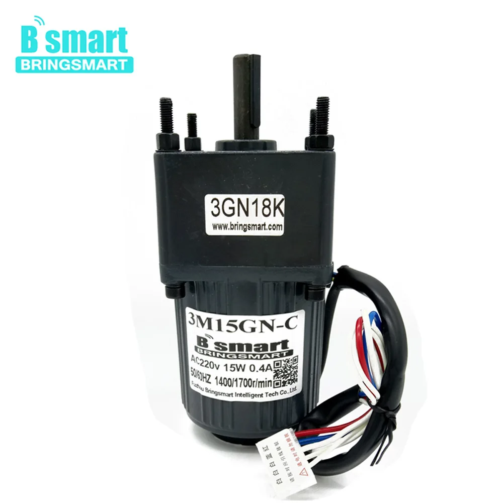 Bringsmart 220V AC Motor High Speed Motor 15W Optical Axis 1400/2800rpm Reversible Regulation Motor +Speed Controller
Bringsmart 220V AC Motor High Speed Motor 15W Optical Axis 1400/2800rpm Reversible Regulation Motor +Speed Controller