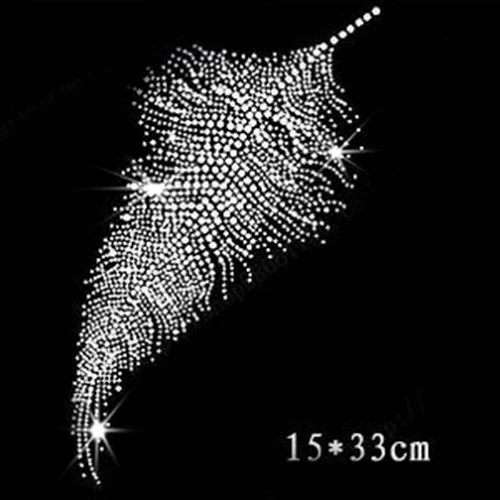 10 PCS/Lot Feather Hotfix Rhinestone Heat Transfer Iron Sewing Rhinestone Motif Embellishment Garment Shoes Sweater Wholesale
10 PCS/Lot Feather Hotfix Rhinestone Heat Transfer Iron Sewing Rhinestone Motif Embellishment Garment Shoes Sweater Wholesale