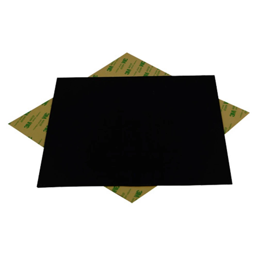 2pcs 120 8 214mm 220mm 10 12 16 PEI Frosted Black 3D Pring Build Surface Polyetherimide Cold PEI Sheet 0 5mm thickness us623