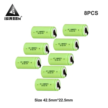 Rechargeable Batteries Cell 1500mAh 1.2V SC Ni-CD DIY Power Tool Battery Packs Subc Ni CD Accumulator Electric Toys Flashlight
Rechargeable Batteries Cell 1500mAh 1.2V SC Ni-CD DIY Power Tool Battery Packs Subc Ni CD Accumulator Electric Toys Flashlight