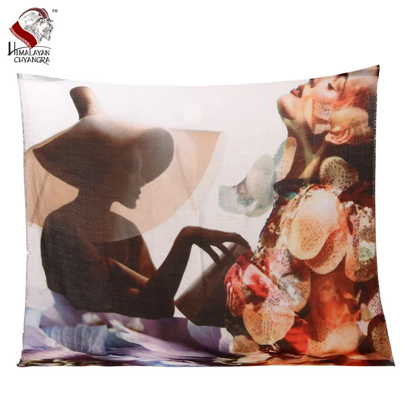 Digital Printed 70% Cashmere 30% Silk Square Scarf Wrap Premium Quality Free Shipping Comfortable and Warm
Digital Printed 70% Cashmere 30% Silk Square Scarf Wrap Premium Quality Free Shipping Comfortable and Warm