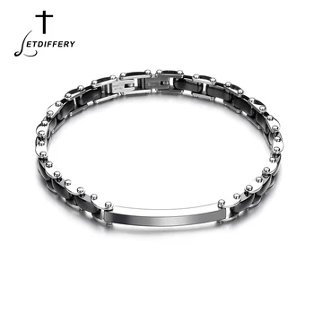 Letdiffery Black Ceramic Bar Bracelet Fashion 316L Stainless Steel Women Bracelet Joyeria For Christmas Gift
Letdiffery Black Ceramic Bar Bracelet Fashion 316L Stainless Steel Women Bracelet Joyeria For Christmas Gift