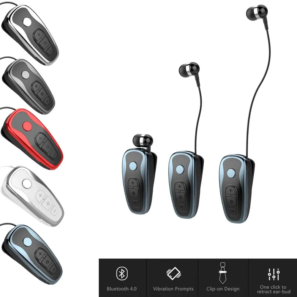 Q7 Convenient Portable Bluetooth Earphone Wireless Business Voice Report Retractable Wire Stereo Headset In-Ear
Q7 Convenient Portable Bluetooth Earphone Wireless Business Voice Report Retractable Wire Stereo Headset In-Ear