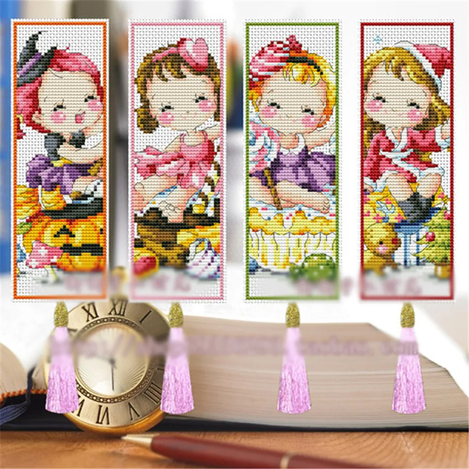 030 DIY Craft Stich Cross Stitch Bookmark Christmas Plastic Fabric Needlework Embroidery Crafts Counted Cross-Stitching Kit
030 DIY Craft Stich Cross Stitch Bookmark Christmas Plastic Fabric Needlework Embroidery Crafts Counted Cross-Stitching Kit