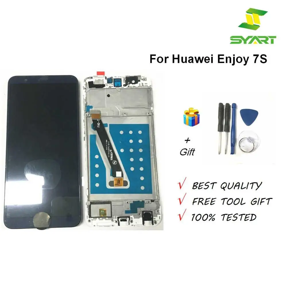 AAA Quality P Smart 5.65 inch LCD Screen Display+Touch Screen Digitizer Assembly For Huawei Enjoy 7S FIG-LX1 FIG-LA1 LCDs
AAA Quality P Smart 5.65 inch LCD Screen Display+Touch Screen Digitizer Assembly For Huawei Enjoy 7S FIG-LX1 FIG-LA1 LCDs